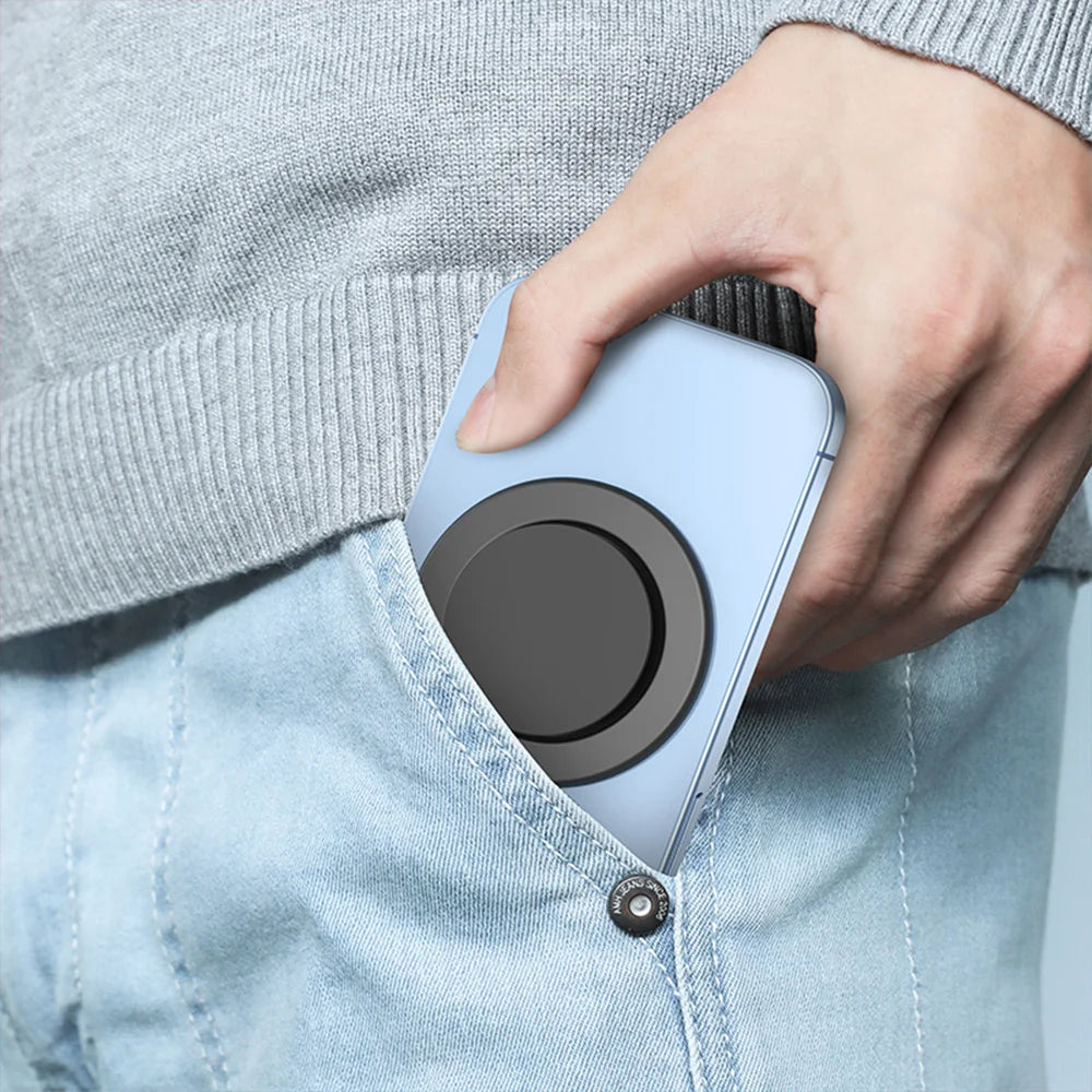 Magnetic Folding Mobile Phone Grip Holder Socket Support for iPhone 12 13 14 15 16 Ring Finger Expanding Stand