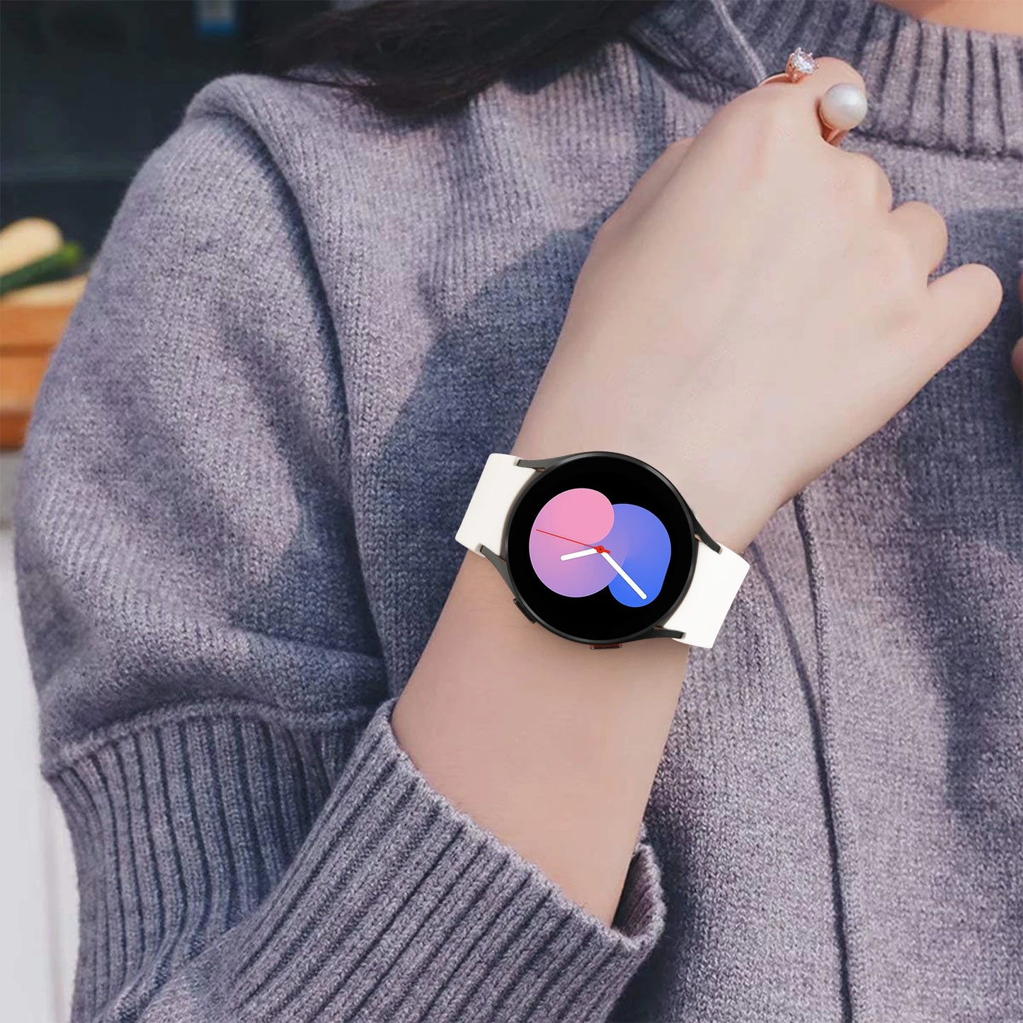 Quality Case+Silicone Strap For Samsung Galaxy Watch 4 5 6 7 40mm 44mm Band Screen Protective Cover Bumper For Galaxy Watch 4 5 6 7