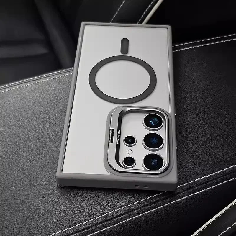 Magsafe Clear Case For Samsung Galaxy S25 S24 Ultra S22 Plus S23 FE Shockproof Magnetic Wirelesss Charge Cover