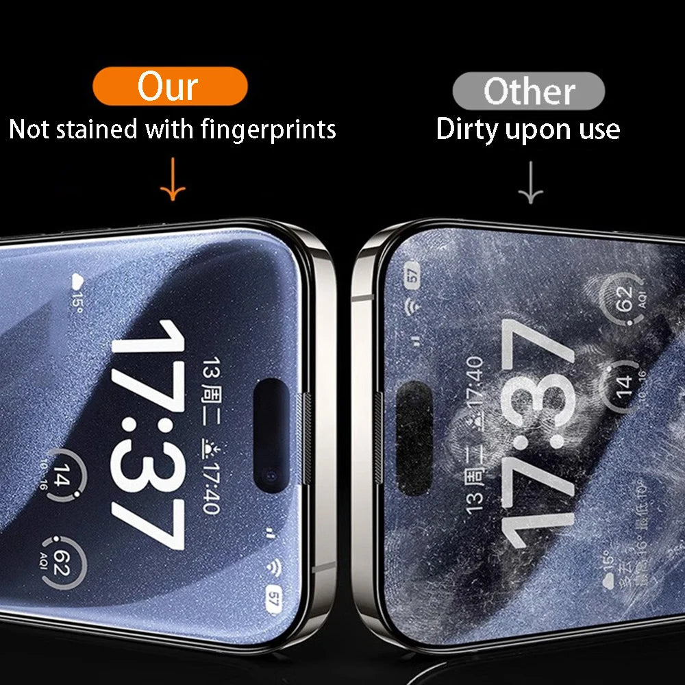 4Pcs Tempered Glass For iPhone 5-16, Protective Glass Film