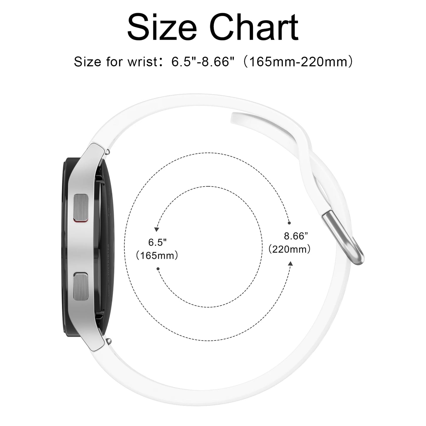 Quality Case+Silicone Strap For Samsung Galaxy Watch 4 5 6 7 40mm 44mm Band Screen Protective Cover Bumper For Galaxy Watch 4 5 6 7
