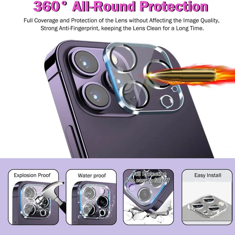 Camera Lens Protector for iPhone 16 11 12 13 14 15 pro max protector camara iPhone pro accessories iphone15 iphone 14 pro max lens glass iphone 15 pro max lens cover iphone 13 pro camera protection film iphone 15pro