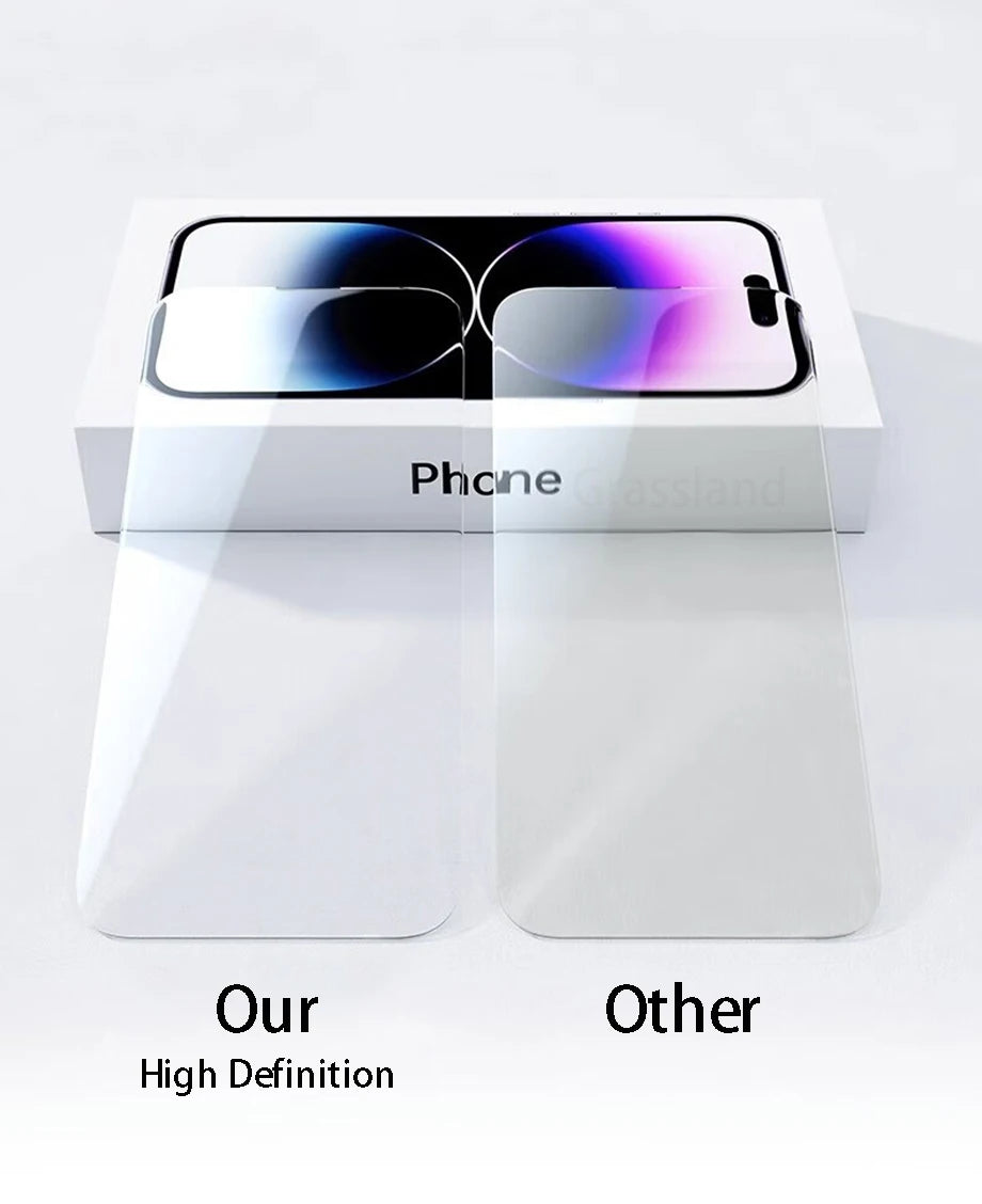 4Pcs Tempered Glass For iPhone 5-16, Protective Glass Film