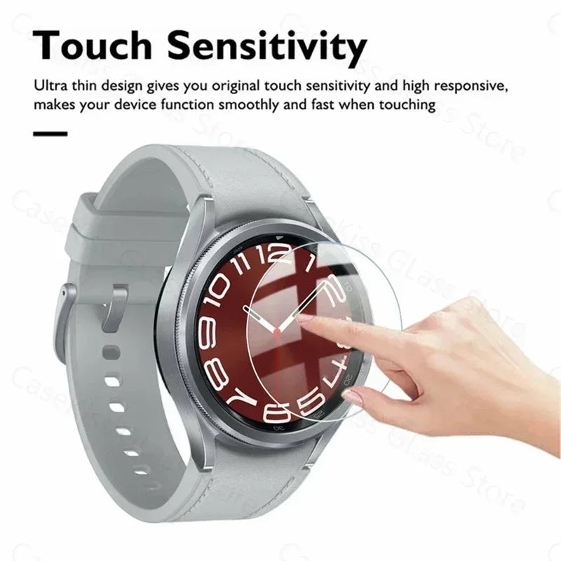 Samsung Galaxy Watch 7 6 5 4 40/44MM Tempered Glass Screen Protector for Samsung Watch 4/6Classic 46/43/47mm Protective Film