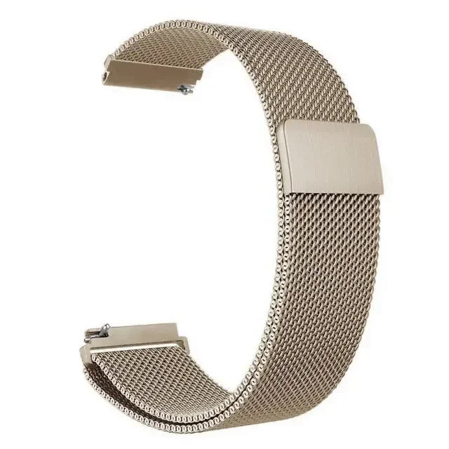 20/22mm Magnetic Milanese Strap for Samsung Galaxy Watch 7 6 5 4 40 44mm Gear S3 Stainless Steel Band for Huawei 4 GT3 Bracelet