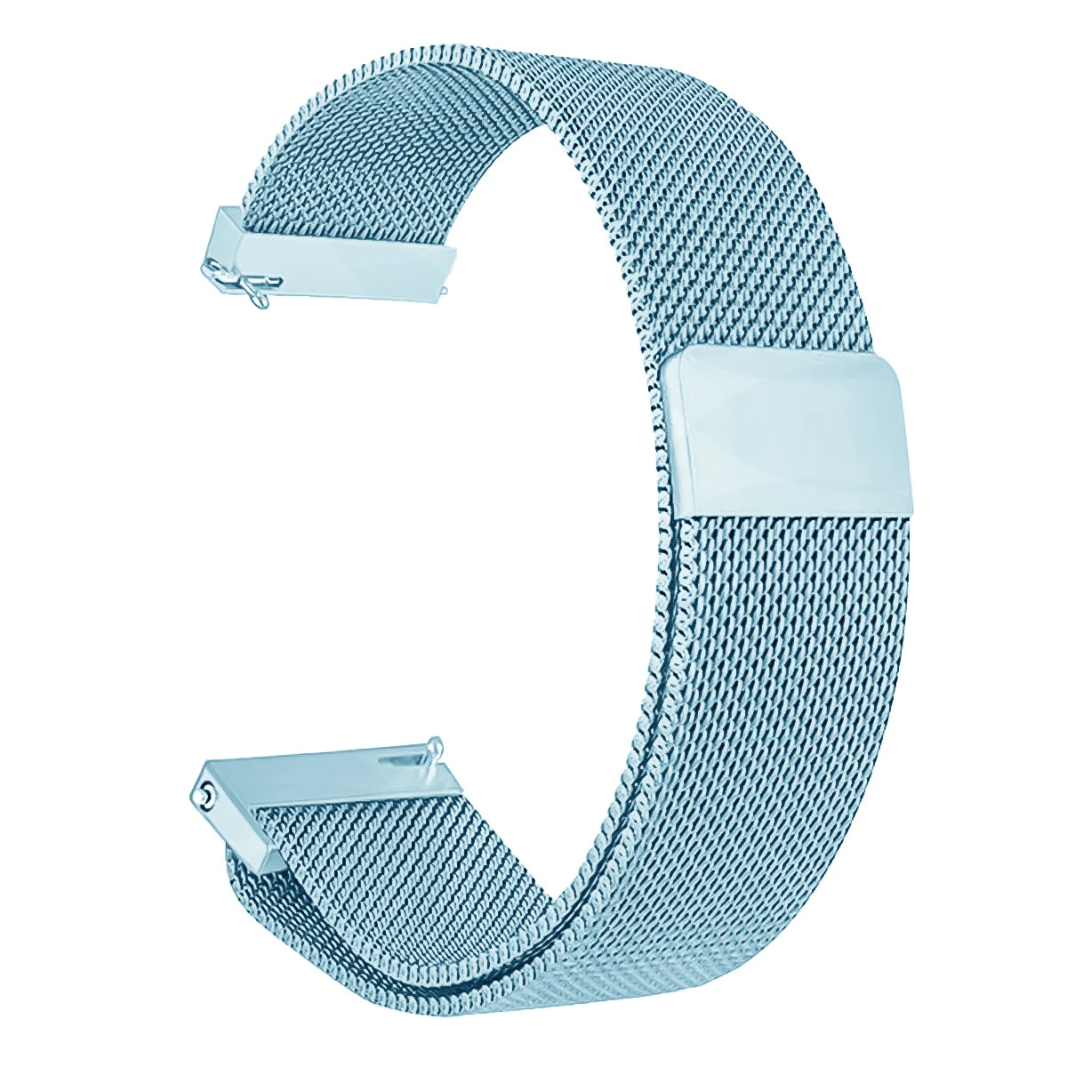 20/22mm Magnetic Milanese Strap for Samsung Galaxy Watch 7 6 5 4 40 44mm Gear S3 Stainless Steel Band for Huawei 4 GT3 Bracelet