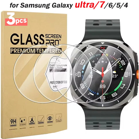 Tempered Glass for Samsung Galaxy Watch ultra 7 6 5 4 40/44MM Screen Protector for Watch 4/6Classic 42/46/43/47mm watch Film